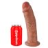 King Cock 25cm - Dildo con Ventosa Grande - Natural Scuro