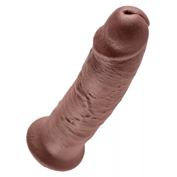 King Cock 10 - dildo realistico con ventosa - 25cm - marrone