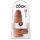 King Cock 9 Chubby - Dildo Ventosa (23cm) - Naturale Scuro