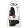 King Cock 9 Chubby - dildo ventosa con testicoli (23cm) - nero