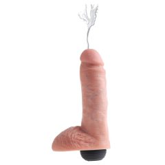 King Cock 8 - dildo squirting realistico (20 cm) - naturale