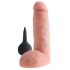King Cock 8 - Dildo realistico spruzzante (20cm) - naturale
