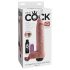 King Cock 11 - Dildo realistico con spruzzo (28cm) - naturale