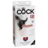 King Cock 7 - Strap-on Dildo con imbracatura (nero)