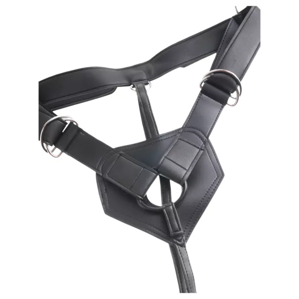 King Cock - dildo con imbracatura indossabile - nero