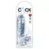 King Cock Clear 6 - dildo realistico con testicoli ventosa 15cm