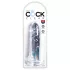 King Cock Clear 6 - dildo con ventosa - realistico trasparente 15cm