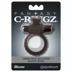   Pipedream Fantasy C-Ringz - anello fallico vibrante - silicone nero