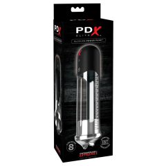 Pompa per Pene Automatica PDX con Labbra Soffianti (Nera)