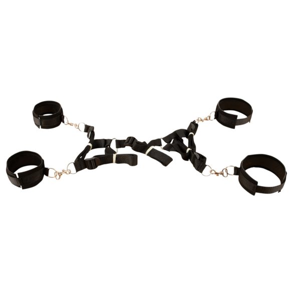 Fetish Fantasy - set per legare a letto - nero