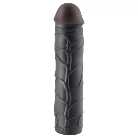 Pipedream - X-TENSION Mega 3 - realistico manicotto penieno (22,8 cm, nero)