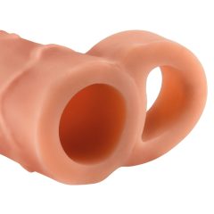   Guaina per pene X-TENSION Perfect 2 con anello testicolare (19cm) - color carne