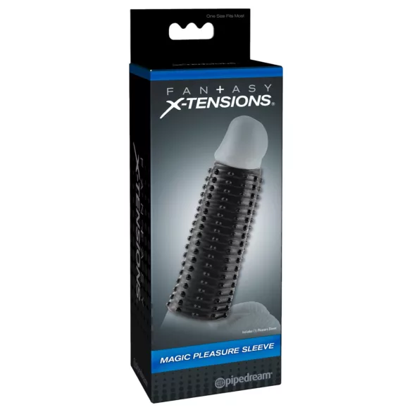 Pipedream - Fantasy X-Tensions - manicotto penieno puntinato (nero)