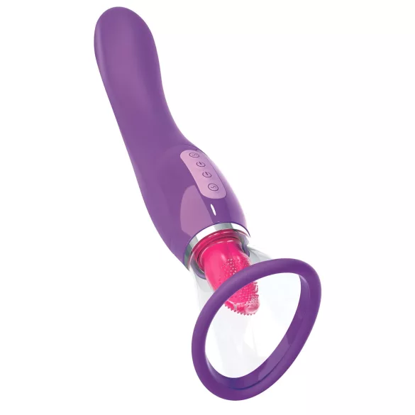 Fantasy - leccatore 3in1 ricaricabile - silicone viola