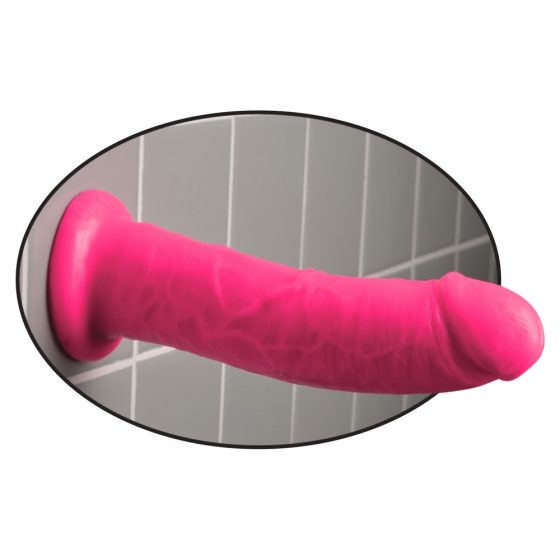 Dillio 8 - Dildo realistico con ventosa (20cm) - rosa