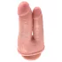 King Cock Double Penetrator - dildo doppio realistico - silicone beige
