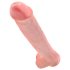 King Cock 15 - Dildo ventosa con testicoli (38cm) - naturale