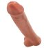 King Cock 15 - gigante dildo (38 cm) - naturale scuro