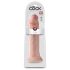 King Cock 14 - Dildo XL con ventosa (36 cm) - Naturale