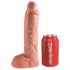 King Cock - dildo hollow strap-on - realistico 25 cm