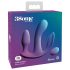 3Some totale estasi - vibratore triplo ricaricabile (viola)
