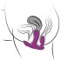 3Some totale estasi - vibratore triplo ricaricabile (viola)