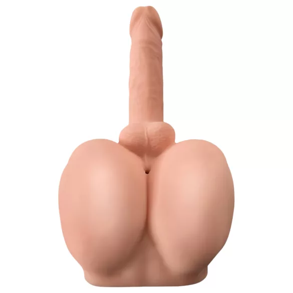 PDX Dirty Talk - masturbatore realistico anale con dildo - silicone color carne