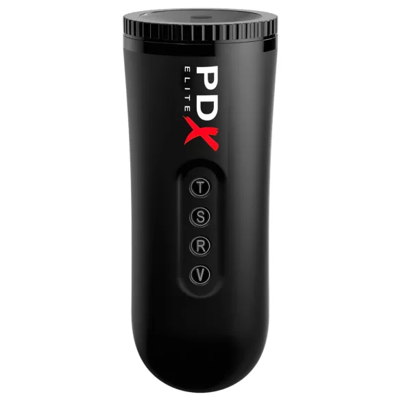 PDX Moto Blower - masturbatore aspirante e vibrante (nero)