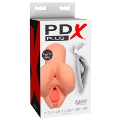   PDX Pick Your Pleasure - masturbatore realistico 2 in 1 (color carne)