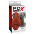 PDX Pick Your Pleasure - masturbatore realistico 2in1 - pelle scura