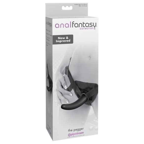 analfantasy The Pegger - strap-on dildo (nero)