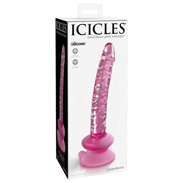 Icicles No. 86 - Dildo in Vetro con Pene (Rosa)