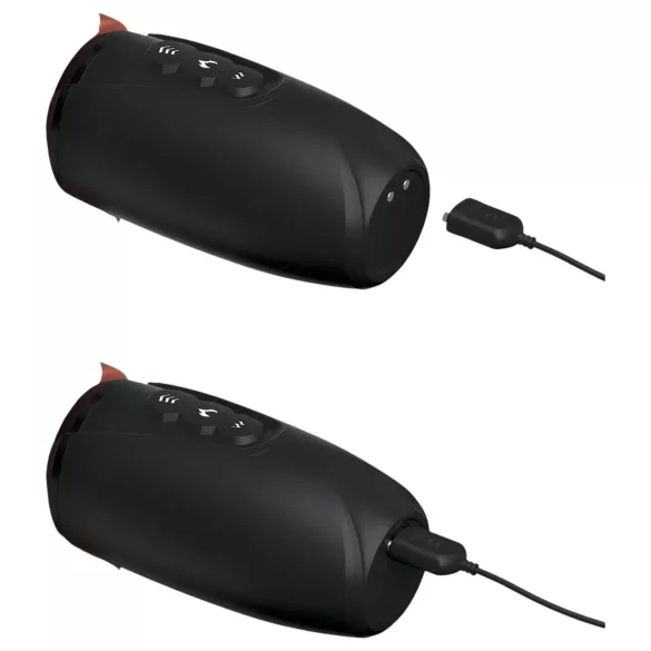 King Cock Plus 7,5 - dildo vibrante realistico con testicoli - marrone