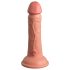 King Cock Elite 6 - realistico dildo con ventosa (15 cm) - naturale