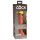 King Cock Elite 6 - dildo realistico ventosa (15cm) - scuro