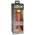 King Cock Elite 6 - dildo realistico ventosa (15cm) - scuro