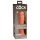 King Cock Elite 8 - Dildo con Ventosa (20 cm) - Scuro Naturale