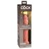 King Cock Elite 9 - dildo realistico con ventosa (23 cm) - naturale