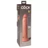 King Cock Elite 9 - dildo realistico con ventosa 23 cm - color carne