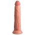 King Cock Elite 9 - dildo realistico con ventosa (23 cm) - naturale