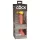 King Cock Elite 6 - vibratore con ventosa (15 cm) - naturale