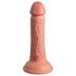King Cock Elite 6 - Vibratore Realistico 15cm (Nudo Scuro)