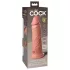 King Cock Elite 8 - vibratore realistico con ventosa - 20 cm - color carne