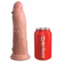 King Cock Elite 8 - vibratore realistico con ventosa - 20 cm - color carne