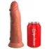 King Cock Elite 8 - vibratore realistico 20cm - colore scuro naturale