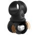 King Cock Crown Jewels - anello fallico vibrante (nero)