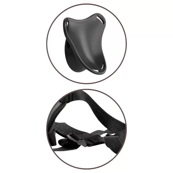 King Cock Elite - dildo indossabile per principianti - realistico color carne