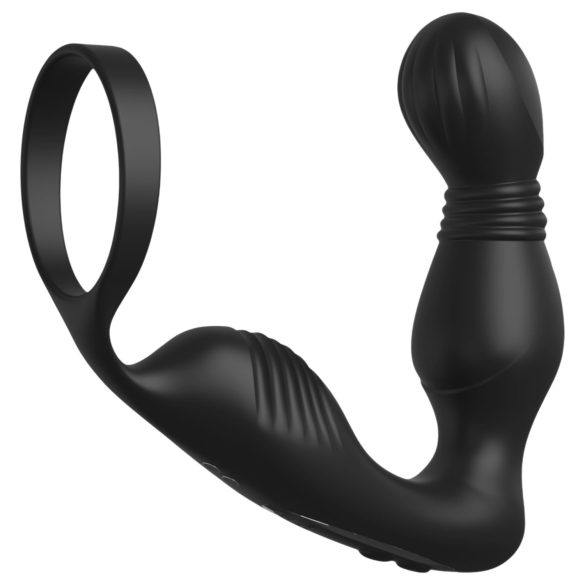 Anal Fantasy Elite - vibratore prostatico con anello pene - nero