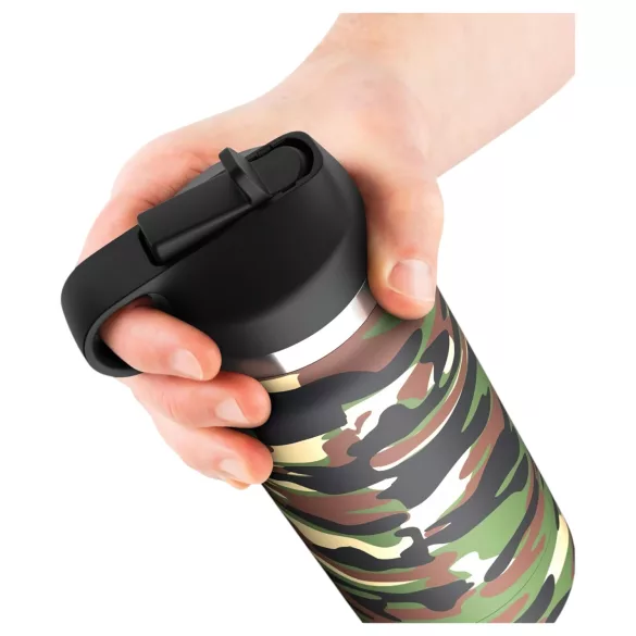Fap Flask Happy Camper - masturbatore a forma di borraccia - verde e nero