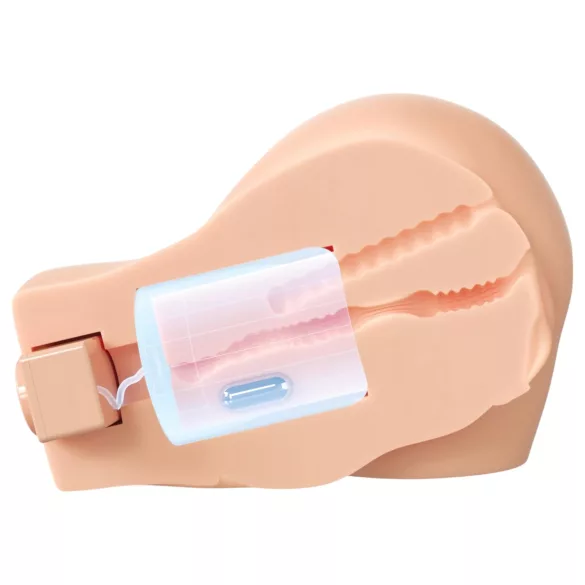 PDX Elite - masturbatore 2 in 1 a succhione e vibrazione (color carne)
